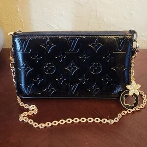 Louis Vuitton Black Monogram Vernis Lexington Pochette Bag